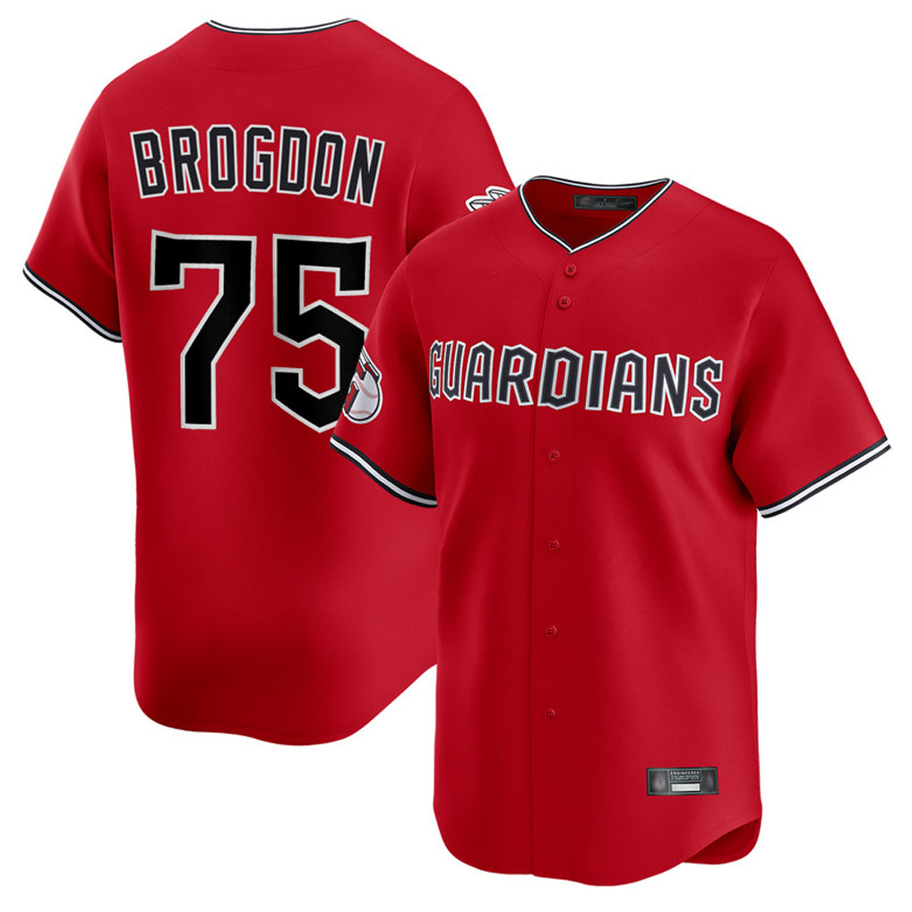 Ndoa C.Guardians #75 Connor Brogdon Player Red Limited Home Stitched Jerseys