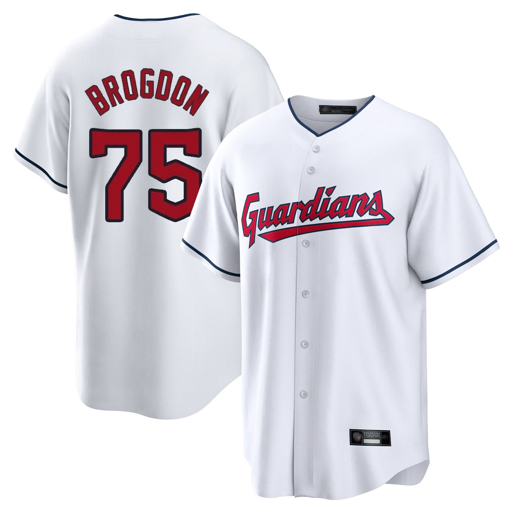 Ndoa C.Guardians #75 Connor Brogdon Player White Home Game Stitched Jerseys