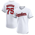 Ndoa C.Guardians #75 Connor Brogdon Player White Limited Elite Home Stitched Jerseys