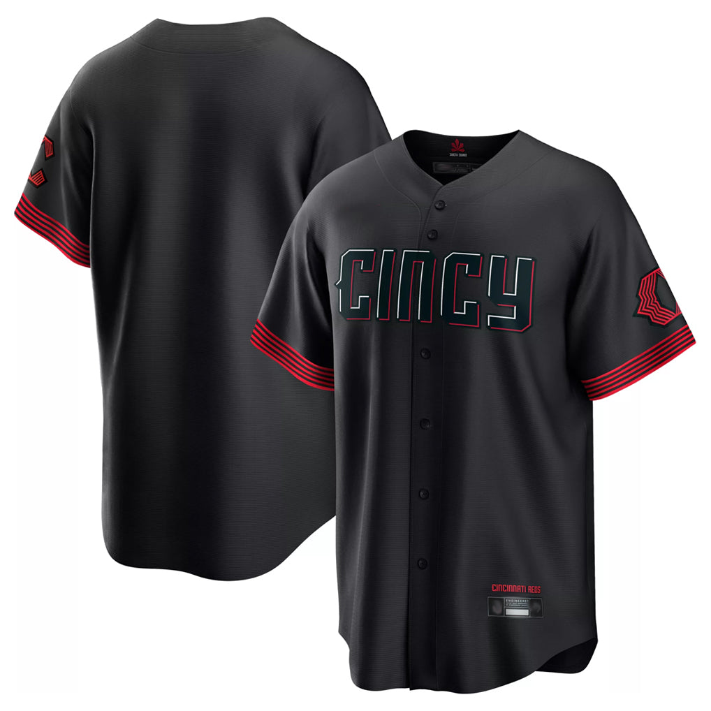 Ndoa C.Reds Black City Connect Home Game Blank Player Stitched Jerseys