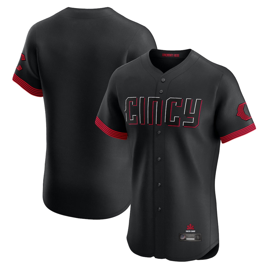 Ndoa C.Reds Black City Connect Limited Elite Home Blank Player Stitched Jerseys