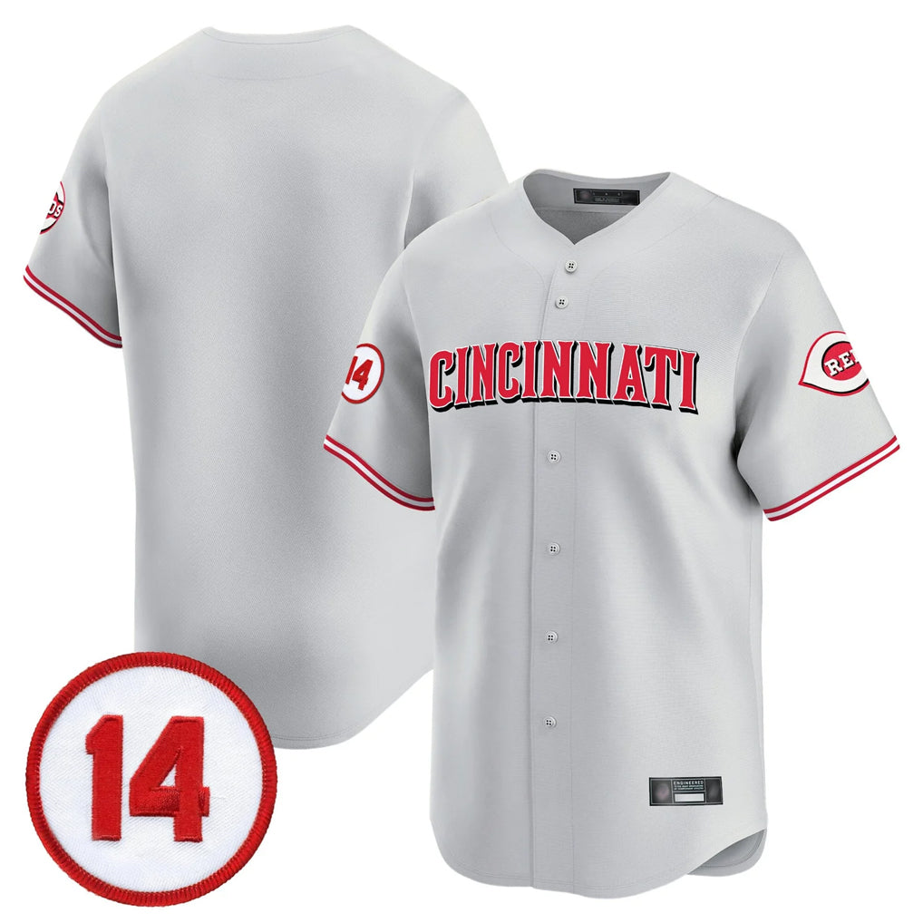 Ndoa C.Reds Gray Vapor Premier Limited Home Blank Player Stitched Jerseys