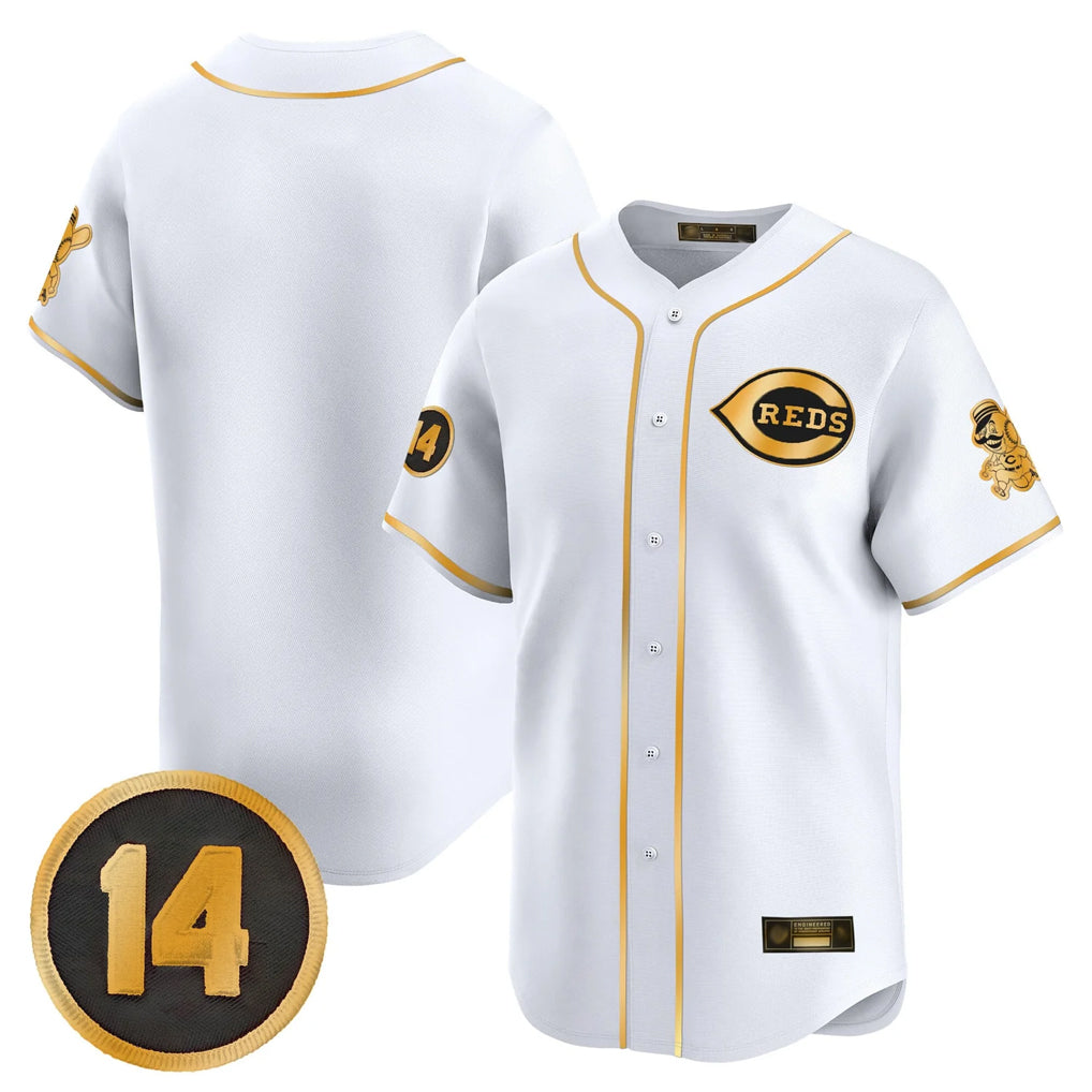 Ndoa C.Reds White-Gold Vapor Premier Limited Home Blank Player Stitched Jerseys