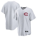 Ndoa C.Reds White Stripe Field of Dreams Game Home Blank Player Stitched Jerseys