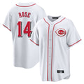 Ndoa C.Reds #14 Pete Rose Player White Game Home Stitched Jerseys