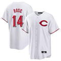 Ndoa C.Reds #14 Pete Rose Player White Home Game Stitched Jerseys