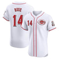 Ndoa C.Reds #14 Pete Rose Player White Limited Elite Home Stitched Jerseys