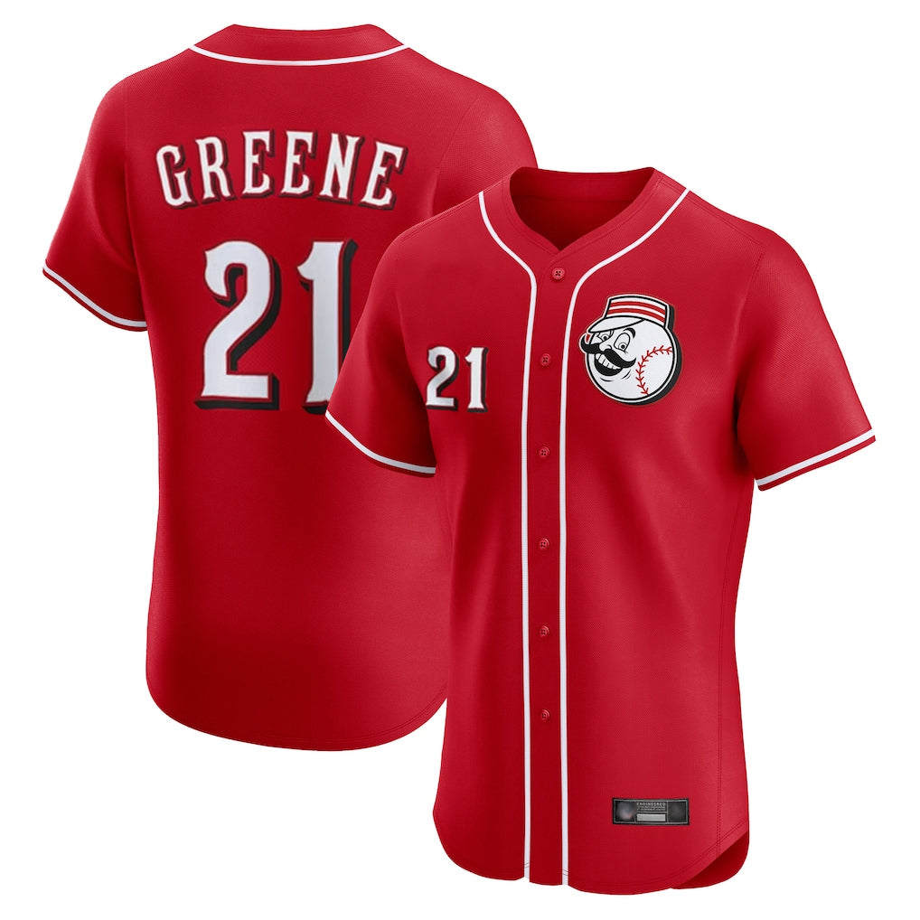 Ndoa C.Reds #21 Hunter Greene Player Red Limited Elite Home Game Stitched Jerseys