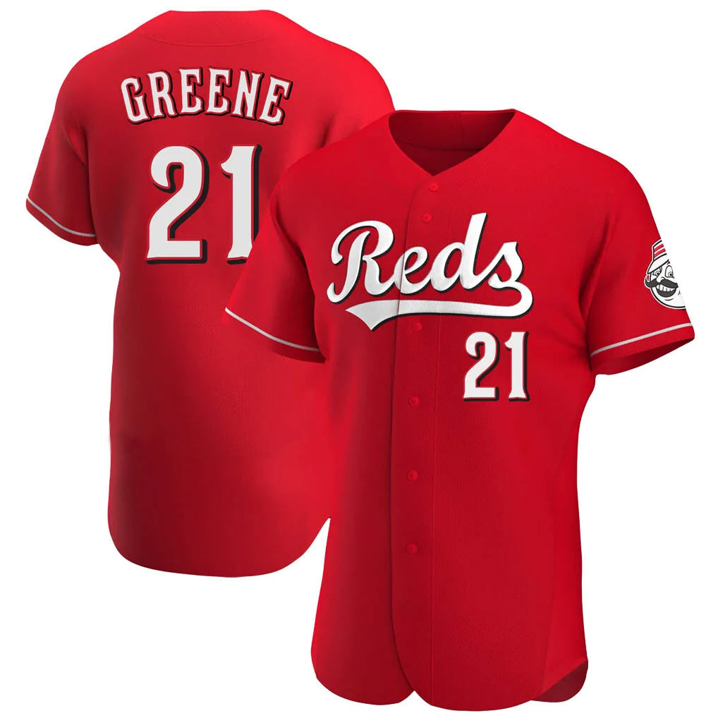 Ndoa C.Reds #21 Hunter Greene Player Red Limited Elite Home Stitched Jerseys