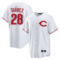 Ndoa C.Reds #28 Eugenio Su¡§¡érez Player White Home Game Stitched Jerseys
