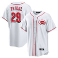 Ndoa C.Reds #29 TJ Friedl Player White Game Home Stitched Jerseys