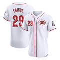 Ndoa C.Reds #29 TJ Friedl Player White Limited Elite Home Stitched Jerseys