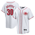 Ndoa C.Reds #30 Ken Griffey Player White Game Home Stitched Jerseys