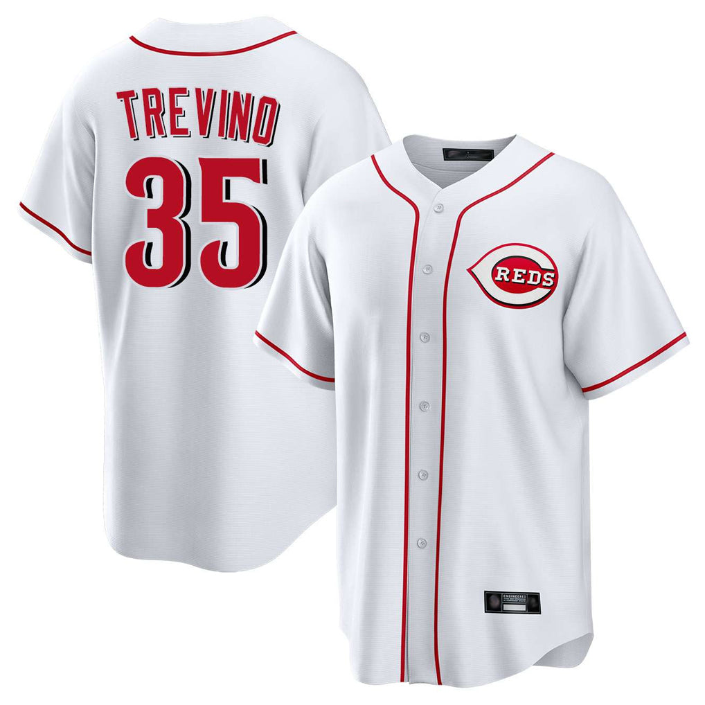 Ndoa C.Reds #35 Jose Trevino Player White Game Home Stitched Jerseys