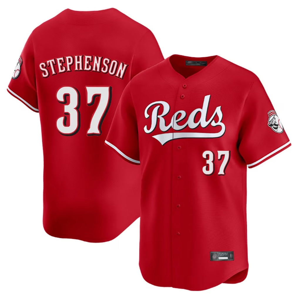 Ndoa C.Reds #37 Tyler Stephenson Player Red Home Limited Stitched Jerseys