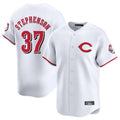 Ndoa C.Reds #37 Tyler Stephenson Player White Limited Home Stitched Jerseys