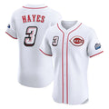 Ndoa C.Reds #3 Ke'Bryan Hayes Player White Speedway Classic Limited Elite Home Stitched Jerseys
