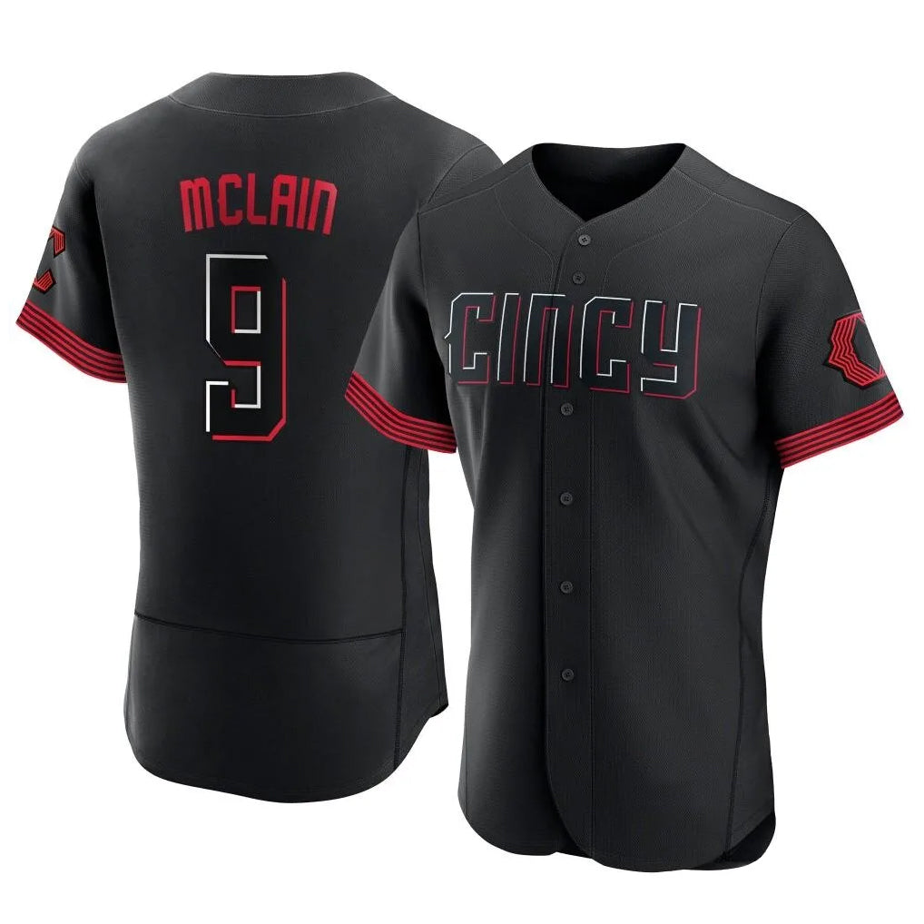 Ndoa C.Reds #9 Matt McLain Player Black City Connect Limited Elite Home Stitched Jerseys
