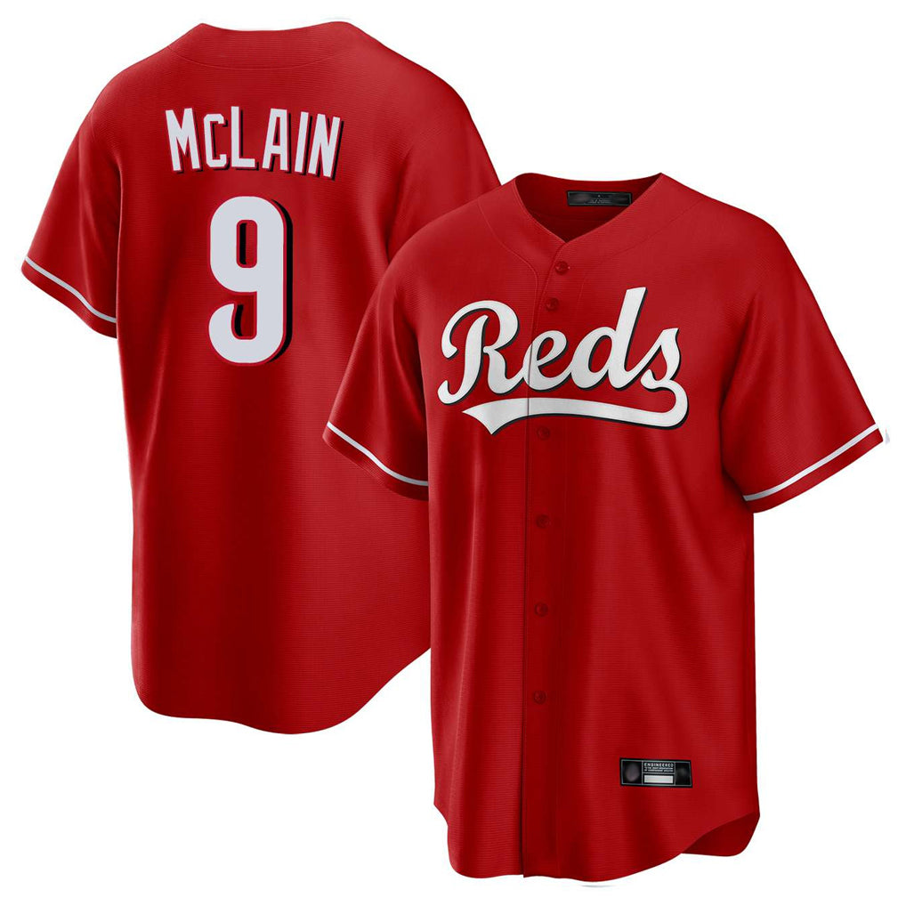 Ndoa C.Reds #9 Matt McLain Player Red Home Game Stitched Jerseys
