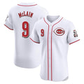 Ndoa C.Reds #9 Matt McLain Player White Limited Elite Home Stitched Jerseys