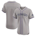 Ndoa C.Rockies Gray Limited Elite Home Blank Player Stitched Jerseys