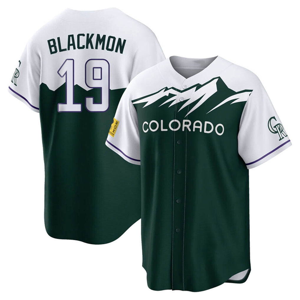 Ndoa C.Rockies #19 Charlie Blackmon Player Green City Connect Home Game Stitched Jerseys