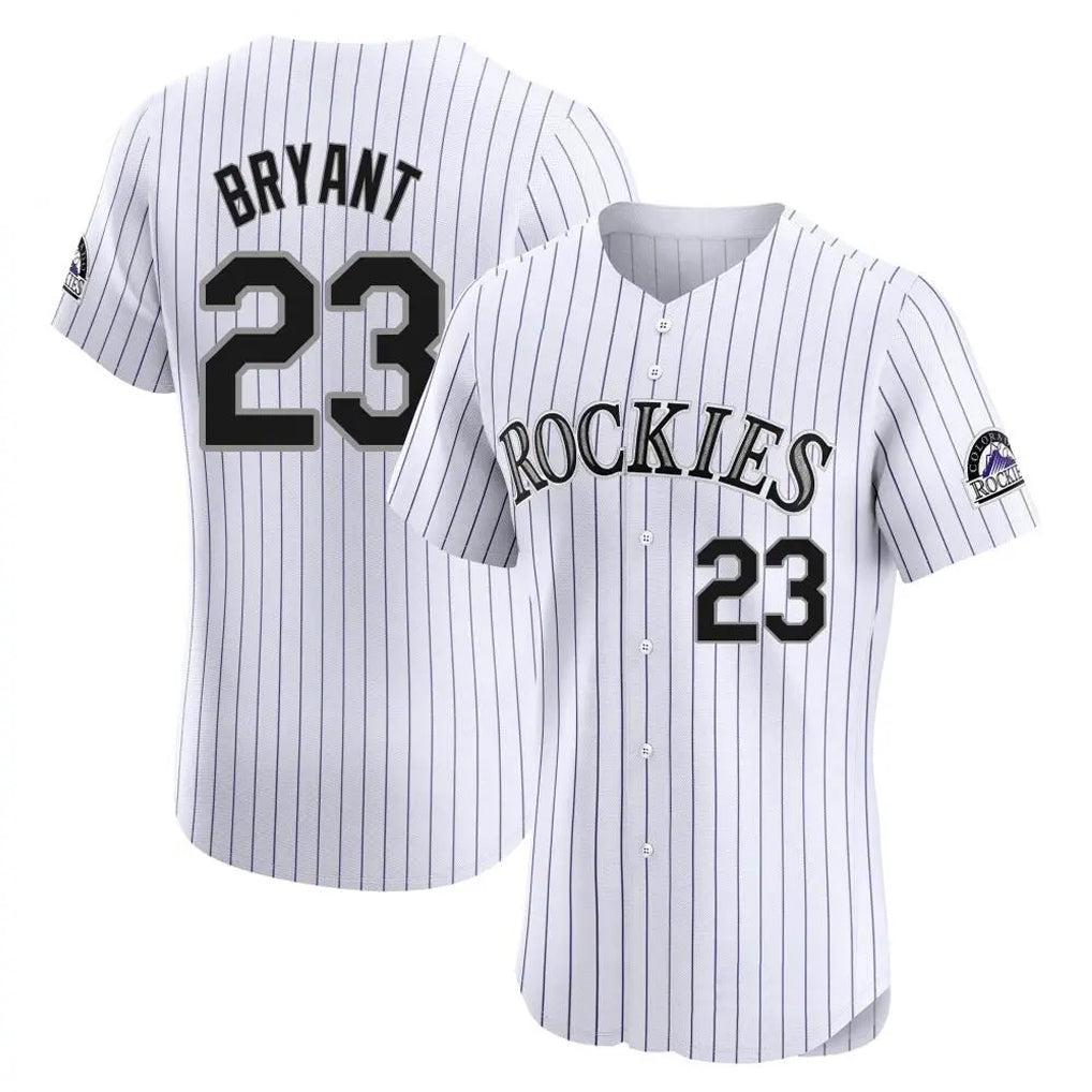 Ndoa C.Rockies #23 Kris Bryant Player White Limited Elite Home Stitched Jerseys