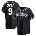 Ndoa C.Rockies #9 Brenton Doyle Player Black Fashion Out Home Game Stitched Jerseys