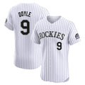 Ndoa C.Rockies #9 Brenton Doyle Player White Limited Elite Home Stitched Jerseys