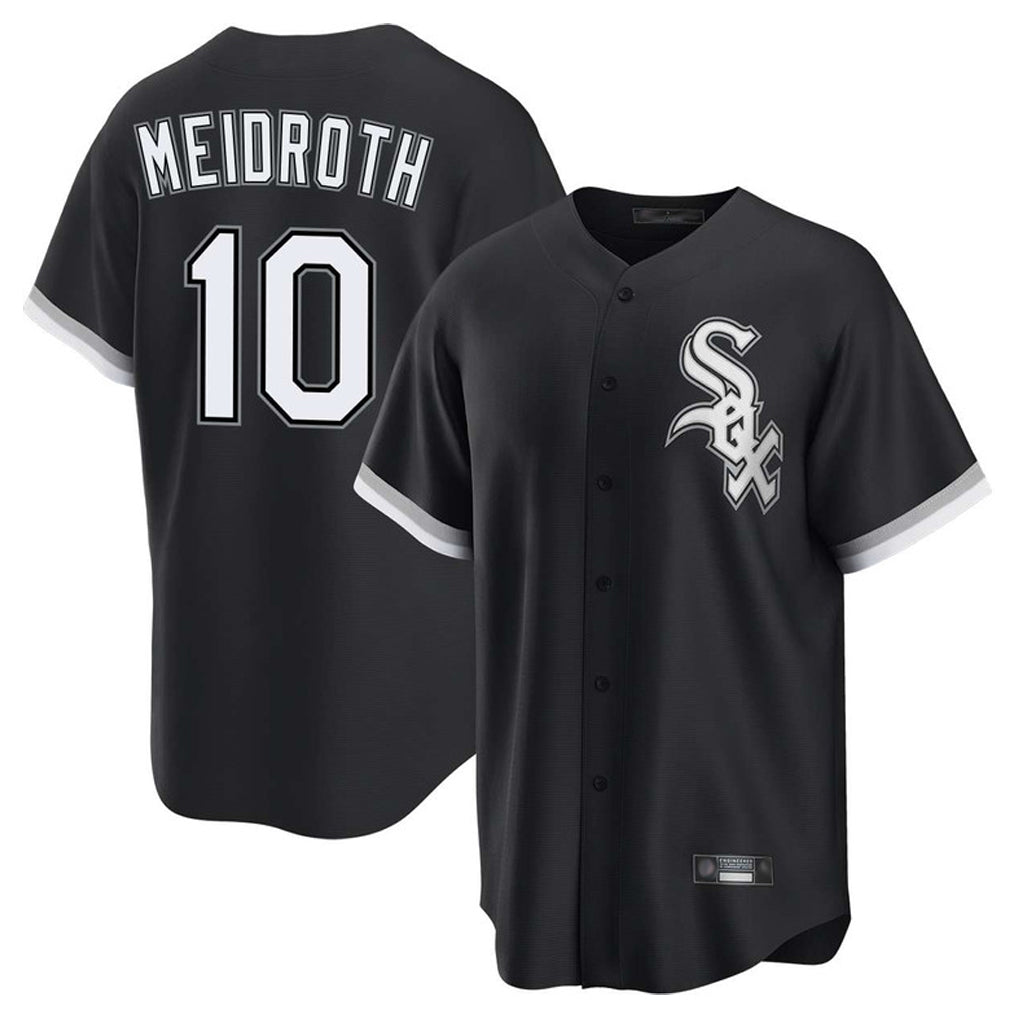 Ndoa C.White Sox #10 Chase Meidroth Player Black Home Game Stitched Jerseys