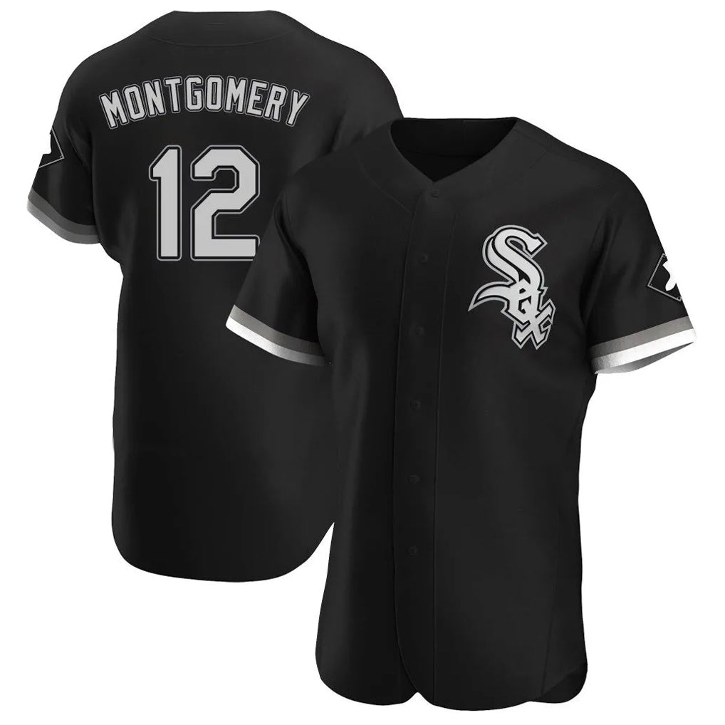 Ndoa C.White Sox #12 Colson Montgomery Player Black Limited Elite Home Stitched Jerseys