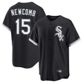 Ndoa C.White Sox #15 Sean Newcomb Player Black Home Game Stitched Jerseys