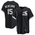Ndoa C.White Sox #15 Sean Newcomb Player Black Spring Training Game Stitched Jerseys