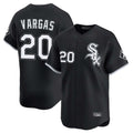 Ndoa C.White Sox #20 Miguel Vargas Player Black Limited Home Stitched Jerseys