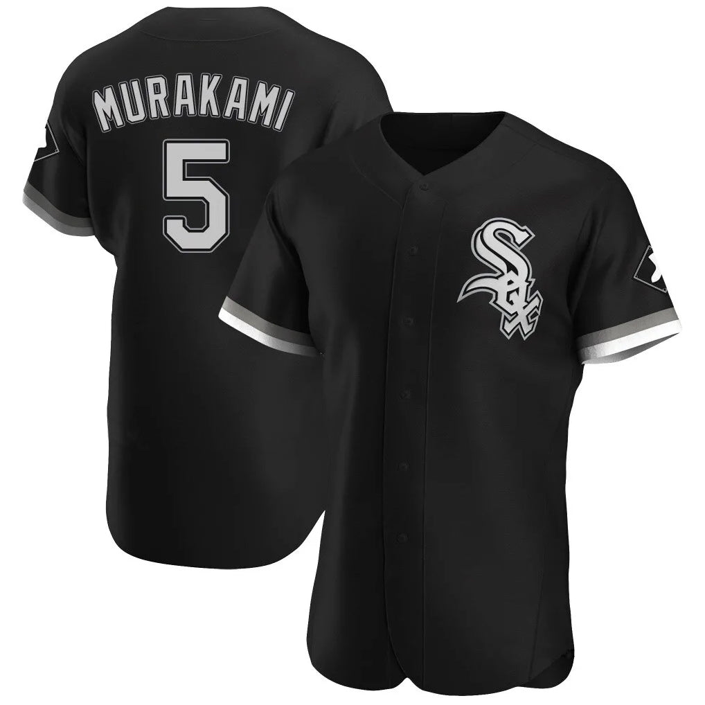 Ndoa C.White Sox #5 Munetaka Murakami Player Black Limited Elite Home Stitched Jerseys