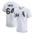 Ndoa C.White Sox #64 Shane Smith Player White Stripe Limited Elite Home Stitched Jerseys