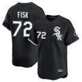 Ndoa C.White Sox #72 Carlton Fisk Player Black Limited Home Stitched Jerseys