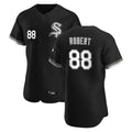 Ndoa C.White Sox #88 Luis Robert Jr Player Black Limited Elite Home Stitched Jerseys