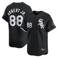 Ndoa C.White Sox #88 Luis Robert Jr Player Black Limited Home Stitched Jerseys