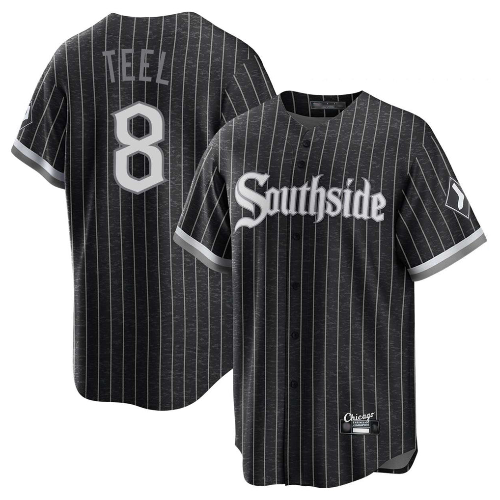 Ndoa C.White Sox #8 Kyle Teel Player Black City Connect Home Game Stitched Jerseys