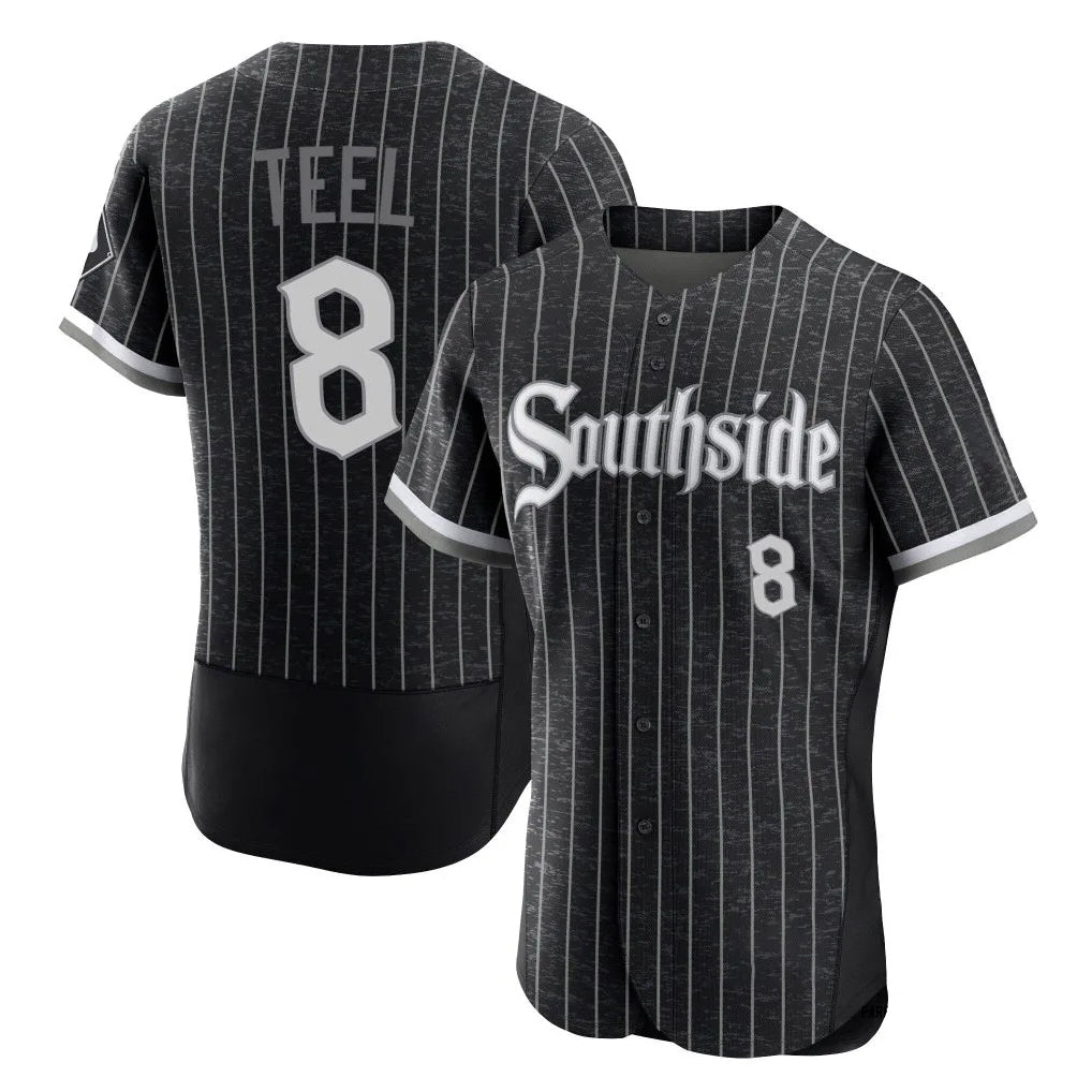 Ndoa C.White Sox #8 Kyle Teel Player Black City Connect Limited Elite Home Stitched Jerseys