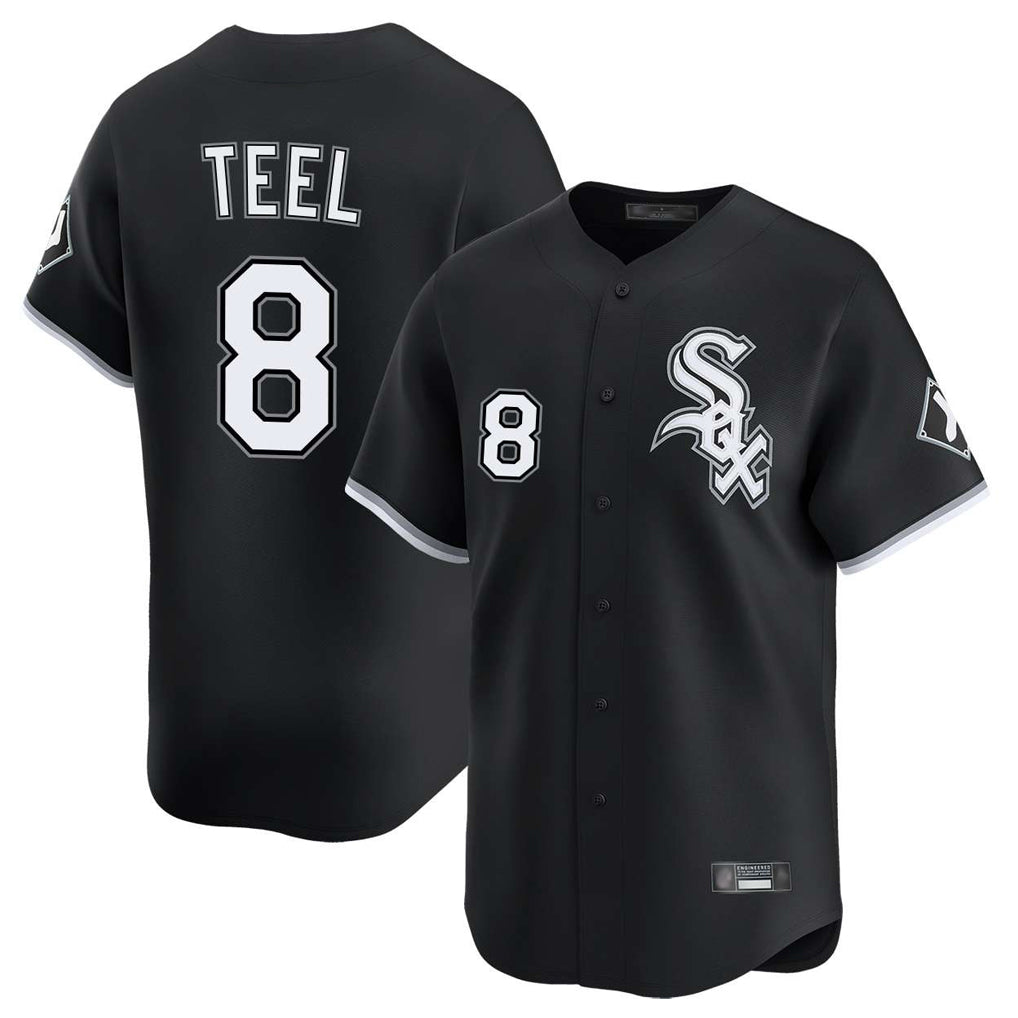 Ndoa C.White Sox #8 Kyle Teel Player Black Limited Home Stitched Jerseys