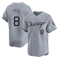 Ndoa C.White Sox #8 Kyle Teel Player Gray Road Limited Home Stitched Jerseys