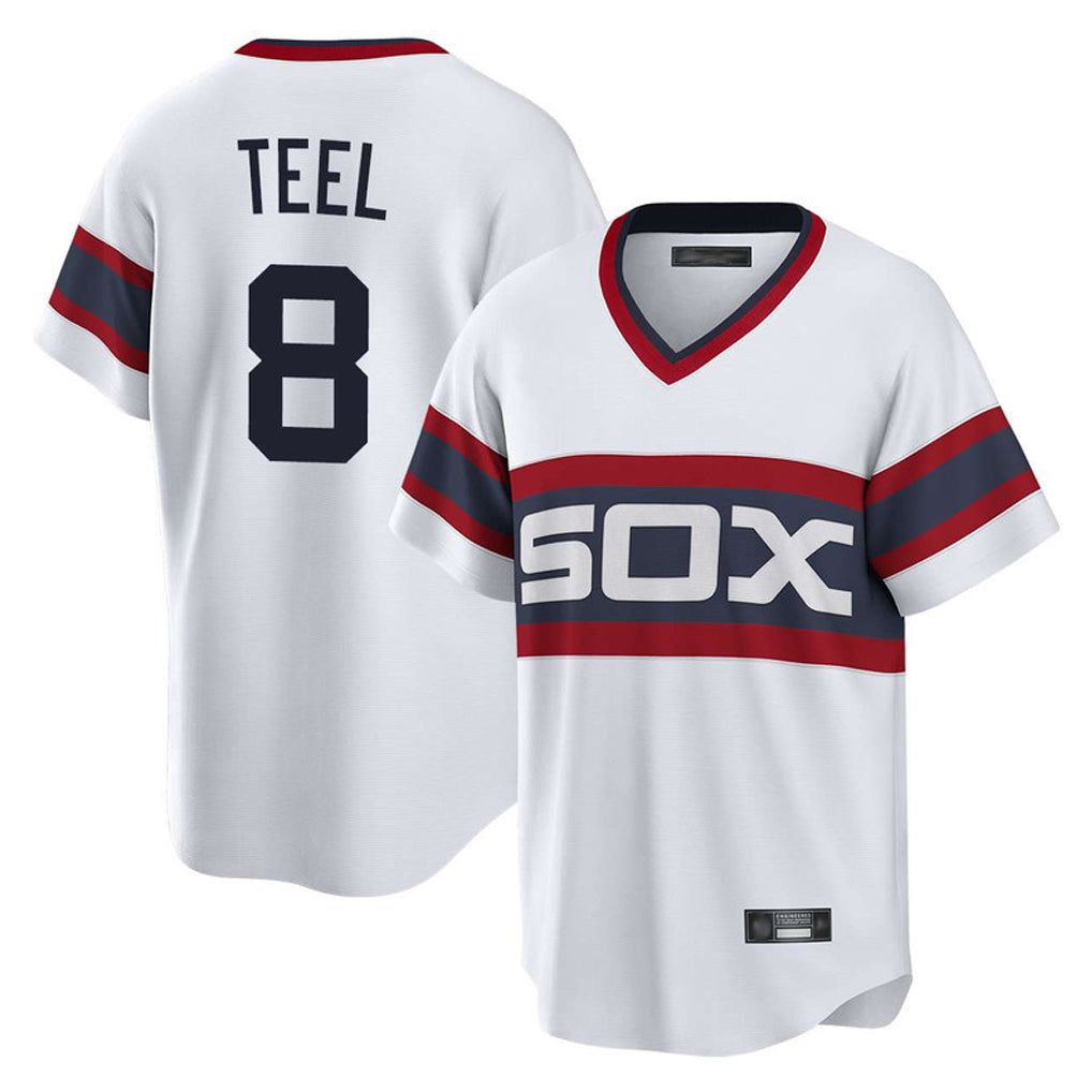 Ndoa C.White Sox #8 Kyle Teel Player White T-shirt Home Game Stitched Jerseys