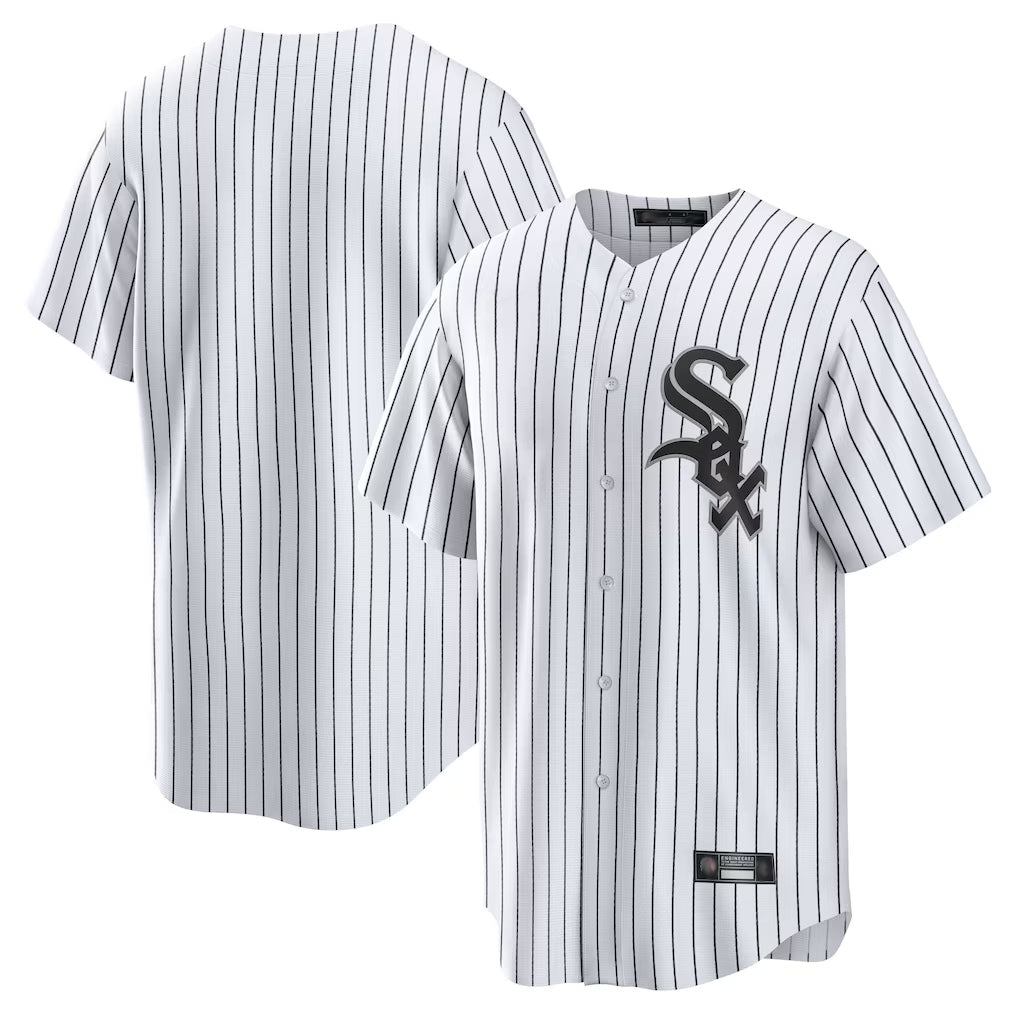 Ndoa C.White Sox ## White Sox Blank Player White Stripe Home Game Stitched Jerseys