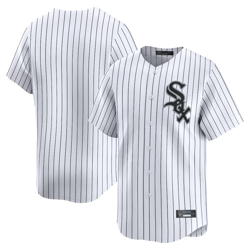 Ndoa C.White Sox ## White Sox Blank Player White Stripe Limited Home Stitched Jerseys