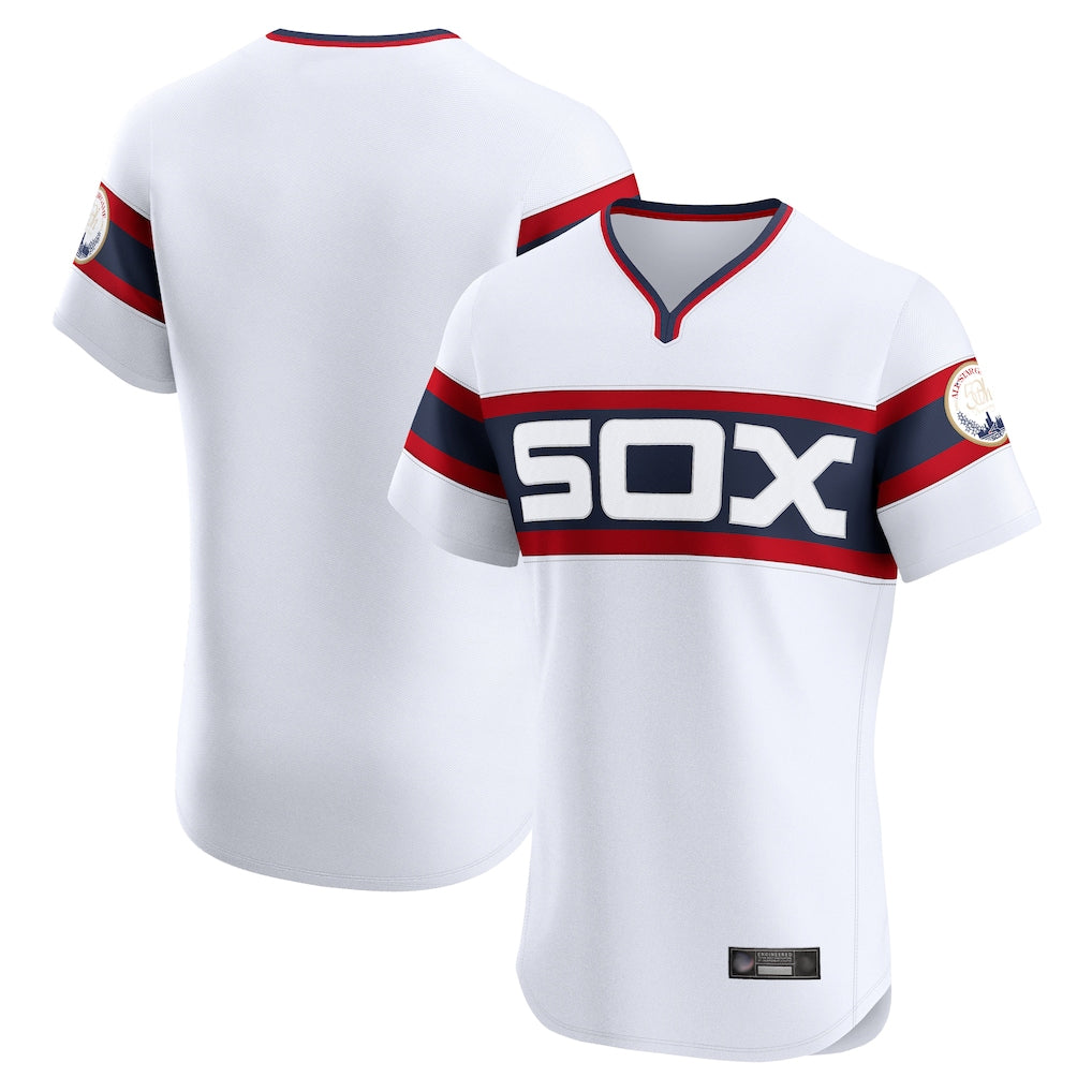 Ndoa C.White Sox ## White Sox Blank Player White T-shirt Limtied Elite Home Stitched Jerseys