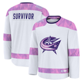 Ndoa CB.Jackets White Hockey Fights Cancer Survivor Practice Jersey