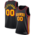 Ndoa Custom A.Hawks  Black Swingman Jerseys - Statement Edition