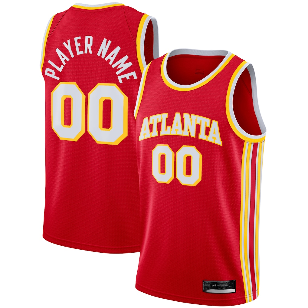 Ndoa Custom A.Hawks Red 2020-21 Swingman Jerseys - Icon Edition